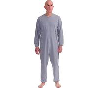 FERRUCCI COMFORT Pigiama Tutone Sanitario serenità Manica Lunga 1 Cerniera/Zip Dietro Schiena Estivo