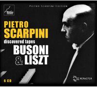 Ferruccio Busoni Pietro Scarpini: Discovered Tapes - Busoni & Liszt (CD) Box Set