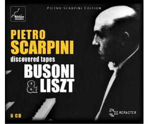 Ferruccio Busoni Pietro Scarpini: Discovered Tapes - Busoni & Liszt (CD) Box Set