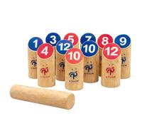 FERRY JOUETS FFF - Gioco di birilli finlandesi in legno, squadra francese, gioco di abilità all'aperto per giardino, adulti e bambini