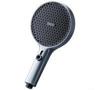 Ferrygood - Set per soffione doccia a nido d'ape con quattro diversi modelli di spruzzo, tra cui impulsi di pioggia misti e spray posteriore con ugelli in silicone per una facile pulizia in diversi