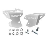 Fersenschoner ZIEGER Compatibile Con Kawasaki Z650|Ninja 650 Argento
