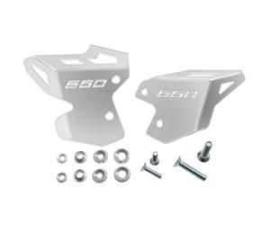 Fersenschoner ZIEGER Compatibile Con Kawasaki Z650|Ninja 650 Argento