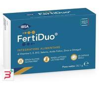 IBSA FARMACEUTICI FertiDuo 60 Capsule Soft Gel - Integratore Per la fertilità