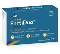 IBSA FARMACEUTICI FertiDuo 60 Capsule Soft Gel - Integratore Per la fertilità