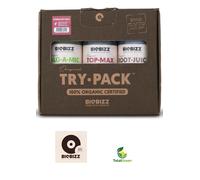 Fertilizzante biologico crescita fioritura piante biobizz trypack stimolatori