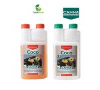 Fertilizzante crescita fioritura substrato cocco nutrienti piante canna coco a+b