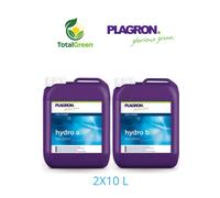 Fertilizzante idroponico crescita fioritura nutrizione piante plagron hydro a+b