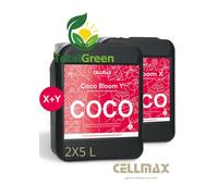 Fertilizzante liquido fioritura cocco 2 componenti pro cellmax coco bloom x+y