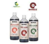 Fertilizzanti biologici crescita fioritura booster biobizz grow bloom top max