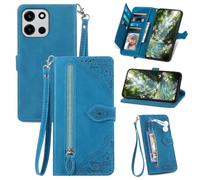 Fertuo Cover a Libro Antiurto per Oneplus Nord 6 / CE 6 5G, Blu