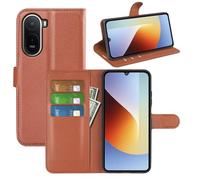 Fertuo Cover a Libro Antiurto per Poco C81 Pro/Redmi A7 Pro 4G, Marrone