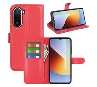 Fertuo Cover a Libro con Porta Carte in Pelle PU per Xiaomi Poco C81 Pro 4G, Rosso