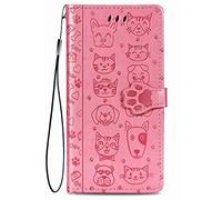 Fertuo Cover Custodia a Libro Antiurto per Oneplus Nord 6/CE 6 5G, Rosa