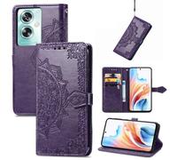 Fertuo Cover per OPPO A79 5G / Oneplus Nord N30 SE, Custodia Portafoglio a Libro in Pelle Flip Cover con Porta Carte, Chiusura Magnetica [Disegni di Mandala] Case Antiurto per OPPO A79 5G, Viola