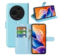Fertuo Cover per TCL 60 SE/TCL 605, Custodia Portafoglio Cover a Libro in Pelle Flip Case Sottile con Silicone Bumper, Fibbia Magnetica, Porta Carte e Kickstand, Blu