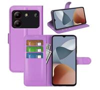 Fertuo Cover per ZTE Blade A54, Custodia Portafoglio Cover a Libro in Pelle Flip Case con Silicone Bumper, Fibbia Magnetica, Porta Carte, Kickstand, per ZTE Blade A54, Viola