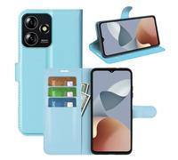 Fertuo Cover per ZTE Blade A73 4G, Custodia Portafoglio Cover a Libro in Pelle Flip Case con Silicone Bumper, Fibbia Magnetica, Porta Carte, Kickstand, per ZTE Blade A73 4G, Blu