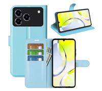 Fertuo Cover per ZTE Blade A76, Custodia Portafoglio Cover a Libro in Pelle Flip Case Sottile con Silicone Bumper, Fibbia Magnetica, Porta Carte e Kickstand, Blu