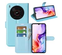 Fertuo Cover per ZTE Blade V70 Max, Custodia Portafoglio Cover a Libro in Pelle Flip Case Sottile con Silicone Bumper, Fibbia Magnetica, Porta Carte e Kickstand, Blu