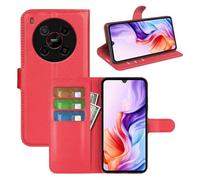 Fertuo Cover per ZTE Blade V70 Max, Custodia Portafoglio Cover a Libro in Pelle Flip Case Sottile con Silicone Bumper, Fibbia Magnetica, Porta Carte e Kickstand, Rosso