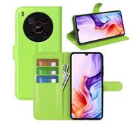Fertuo Cover per ZTE Blade V70 Max, Custodia Portafoglio Cover a Libro in Pelle Flip Case Sottile con Silicone Bumper, Fibbia Magnetica, Porta Carte e Kickstand, Verde