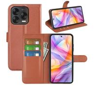 Fertuo Cover per ZTE Blade V70 Vita, Custodia Portafoglio Cover a Libro in Pelle Flip Case con Silicone Bumper, Fibbia Magnetica, Porta Carte, Kickstand, per ZTE Blade V70 Vita, Marrone