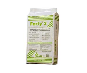Ferty 3, NPK(Mg) 15-10-15+(2) + microelementi (25 kg), concime in polvere idrosolubile per piante e fiori