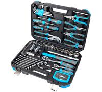FERVI 0171 Valigia Set Utensili Professionale 95 Pezzi Attrezzi Chiavi Bussole