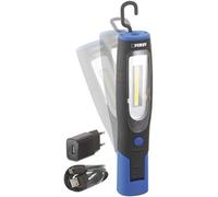 FERVI 0401 LAMPADA RICARICABILE A LED, 230 V, CIANO/NERO