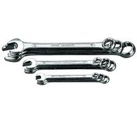 Serie di 12 chiavi combinate fisse stella da 6 a 22 mm cromo vanadio FERVI 0077