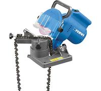 Fervi - Affila Catena Motosega con Mola a Secco, Leva di Avanzamento Catena, Schermo di Protezione, per Affilatura Precisa, Struttura Robusta e Facile Utilizzo, con Bulloni per Fissaggio
