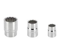 Fervi BN4P2 N033 standard 12 punti presa a mano, 33 mm