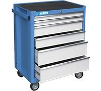 Fervi C900/B Carrello Porta Utensili, Grigio/Ciano