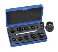 Set 10 bussole estrattori x svitare viti-dadi smanciati o danneggiati Fervi E005