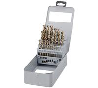 SERIE 19 PZ PUNTE IN HSS RETTIFICATE COBALTO X TRAPANO 1-13 MM FERVI P069