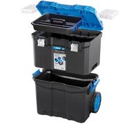 Fervi TB31 Carrello Porta Utensili 2in1 Trolley con Ruote Organizer Valigia 64L
