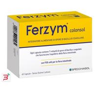 SPECCHIASOL Ferzym Colonsol 40 capsule - Integratore per l'intestino