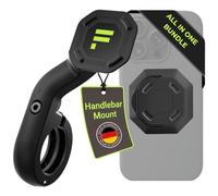 FESCHD Supporto per cellulare da bicicletta, universale e sicuro, con chiusura magnetica, facile da applicare sulle custodie del cellulare, senza vibrazioni e sostenibile, prodotto in Germania