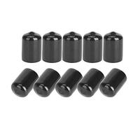 Fesjoy 10 Pezzi in Gomma Robusta Protezione per Stecca da Biliardo per Biliardo, Piccola Testa, Club, Copertura Protettiva per Stecca, Accessorio da Biliardo, 10 Mm 10 G 20/0,79 con 35 (14mm)