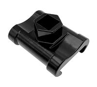 Fesjoy Adattatore Prolunga per Chiave con Design a Braccio Lungo, Compatibile con Attacco da 1/2 Pollice e Attacco Esagonale da 21 Mm, Acciaio/nero, per Progetti Fai Te