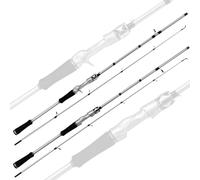 Fesjoy Canna da Pesca Spinning da 1,8 M, Canna Casting in Fibra di Vetro Durevole per la Pesca, Attrezzatura Leggera e Facile Trasportare per Pescatori e Collezionisti (Canna da lancio 1,8 m)
