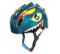 Fesjoy Casco da Bici per Bambini Tema Dinosauro Cartone Animato Design Giocoso Casco da Ciclo per Equilibrio Comfort Regolabile Bambini, Materiale PC EPS 50-54 Cm (S)