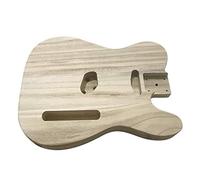 Fesjoy Chitarra in Stile TL, qualità Perfetta e Impressionante, Corpo Lucido, Barile Incompiuto per Fai -da -te con Fori Predrillati, il Pacchetto Include Canna di Chitarra in Stile