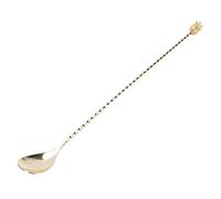 Fesjoy Cocktail Mixing Spoon, Acciaio Inossidabile Durevole (Gold) | Di media lunghezza, perfetto per cocktail, facile da maneggiare, multiuso