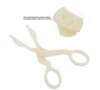 Fesjoy Cream Transfer Scissors, Facile da Maneggiare per L'Arte della Torta | Plastica e non tossica, impugnatura comoda, design salva sforzo, ottimo per la decorazione di pasticceria