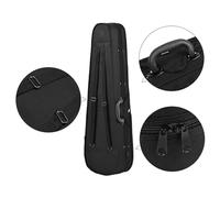 Fesjoy Custodia per Violino a Grandezza Naturale 4/4 Super Leggera in Schiuma Rigida Resistente con Spallacci per Violinisti Nylon Blu Intenso (Beige)