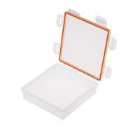 Fesjoy Custodia Protettiva Impermeabile Compatible with Batteria Custodia Protettiva Compatible with Batteria 4 Slot 18650 Custodia Rigida Trasparente Resistente