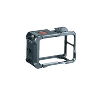 Fesjoy Custodia Protettiva per Telaio con Gabbia in Lega di Alluminio con Supporti per Scarpe Fredde Fotocamera Action 5Pro/4/3, Protezione Completa Impostazioni Cave