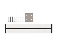 Fesjoy di Binari Socket, 8000w Ad Alta Potenza, Binario Scorrevole, Scompartimento di Gestione dei Cavi, per Progetti di Miglioramento Domestico (Bianco)